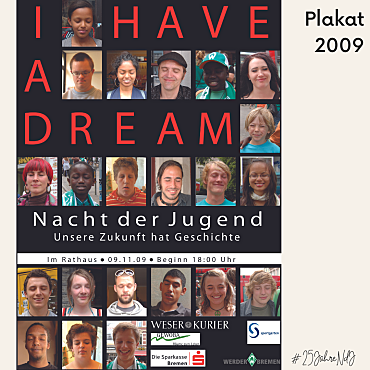 Plakat der Nacht der Jugend 2009