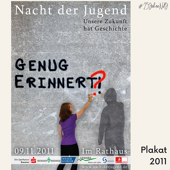 Plakat der Nacht der Jugend 2011