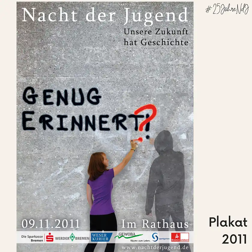 Plakat der Nacht der Jugend 2011