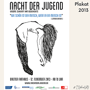 Plakat der Nacht der Jugend 2013