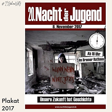 Plakat der Nacht der Jugend 2017