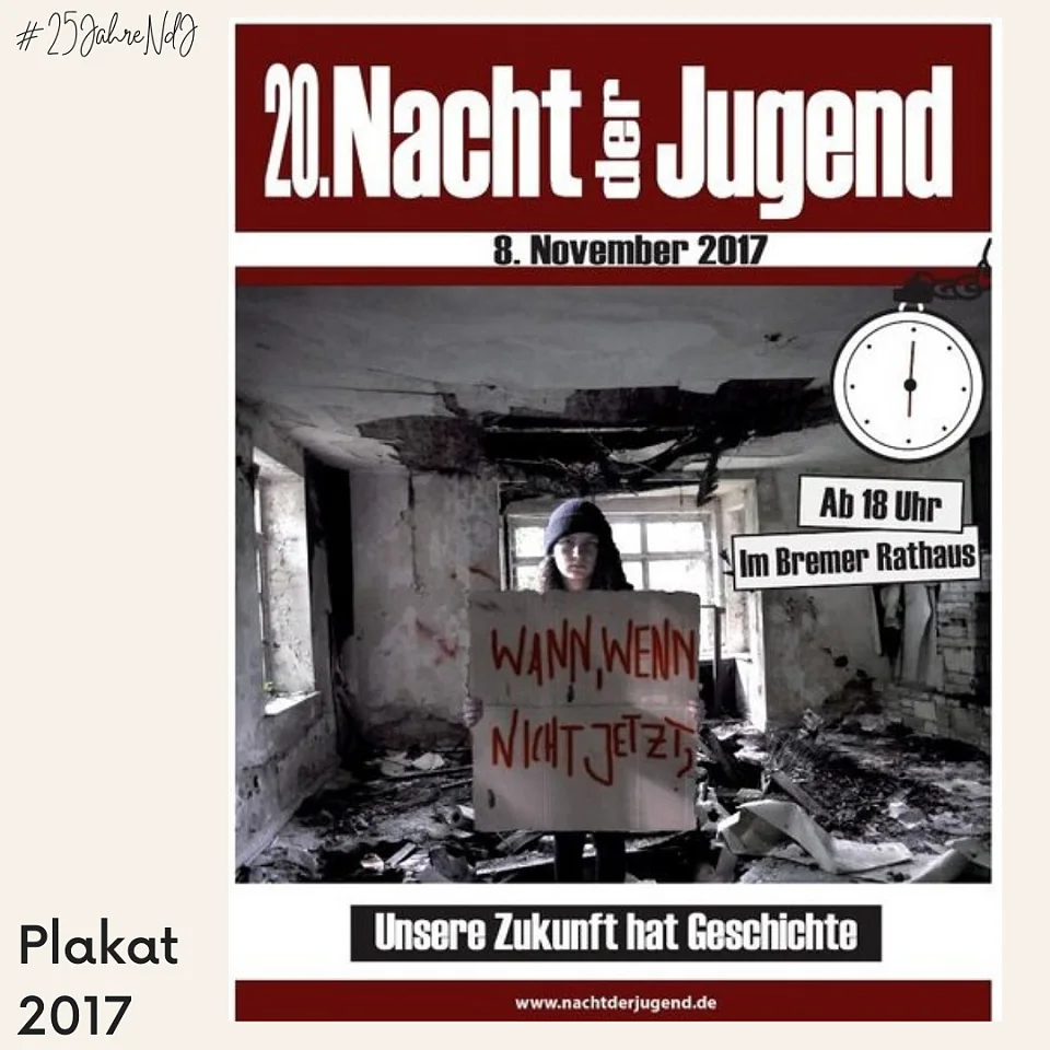 Plakat der Nacht der Jugend 2017