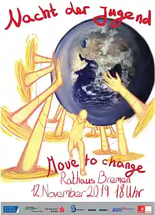 Plakat zur Nacht der Jugend 2019