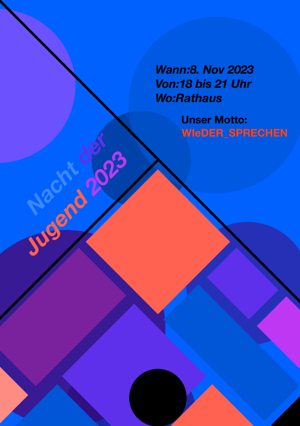 Plakatwettbewerb Nacht der Jugend 2023