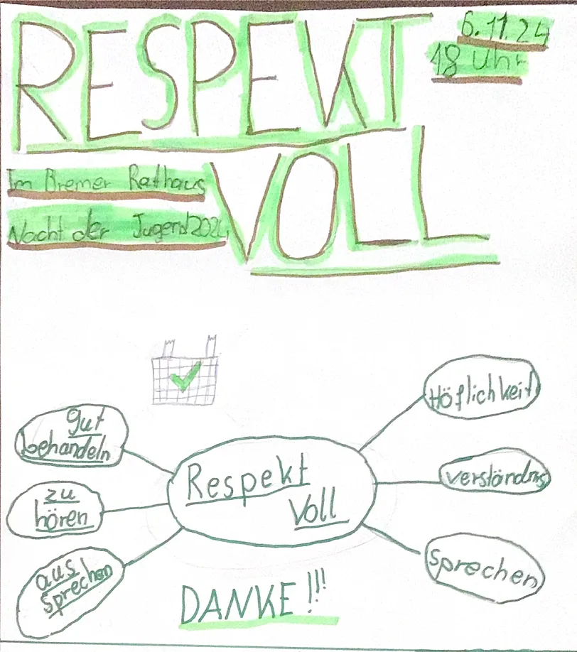 Eingereichtes Plakat für die Nacht der Jugend 2024