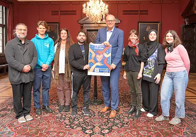 Gruppenbild des aktuellen Organisationsteam der Nacht der Jugend