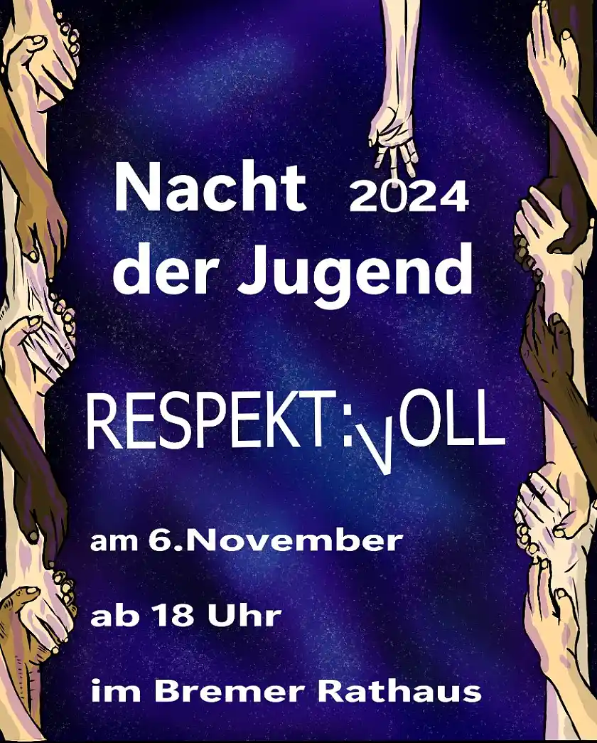 Eingereichtes Plakat für die Nacht der Jugend 2024