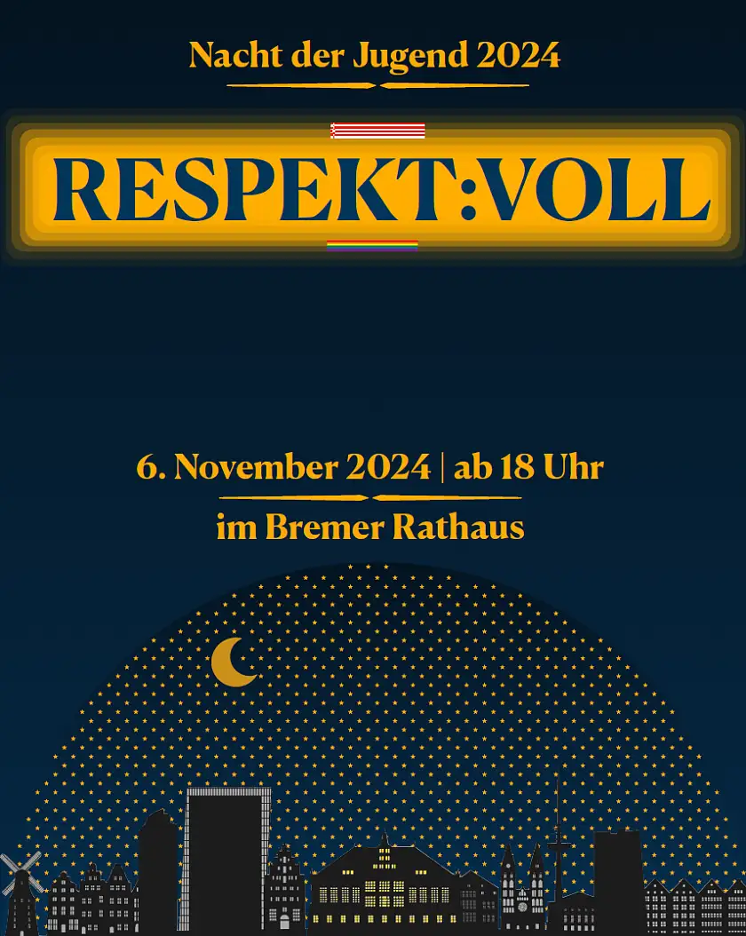 Eingereichtes Plakat für die Nacht der Jugend 2024