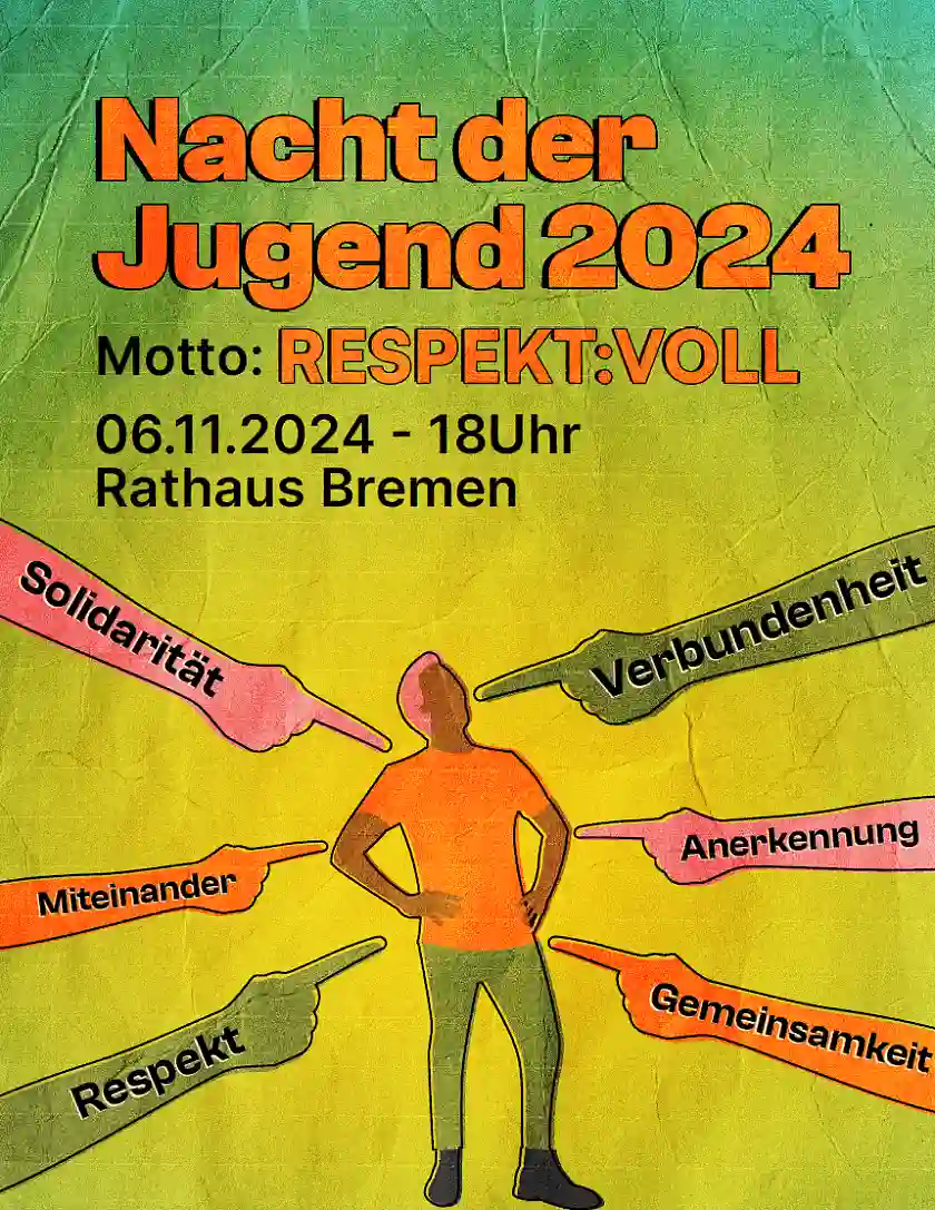 Eingereichtes Plakat für die Nacht der Jugend 2024